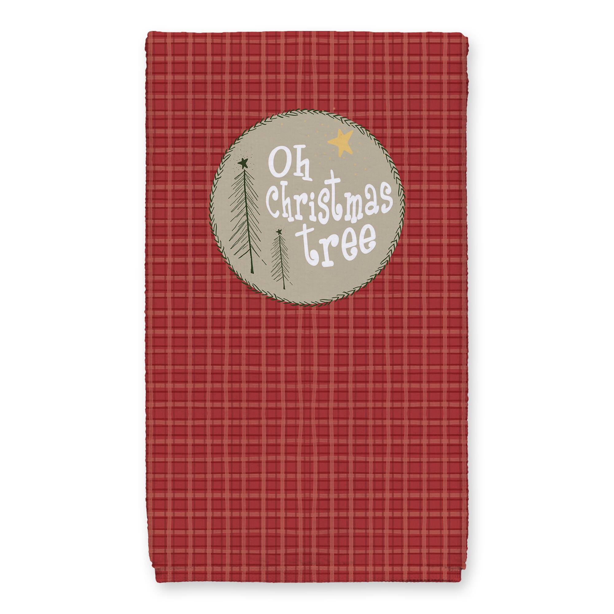 Christmas Quilt Pattern Tea Towel Set